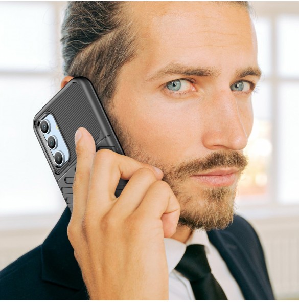 Thunder Fodral för Samsung Galaxy A54 5G silikon pansarfodral blå
