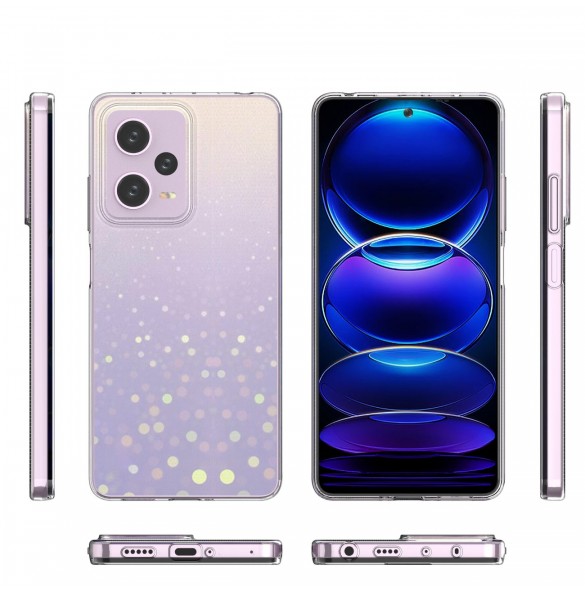 Ultra Clear 0,5 mm fodral Xiaomi Poco X5 Pro 5G / Redmi Note 12 Pro tunt skal Transparent