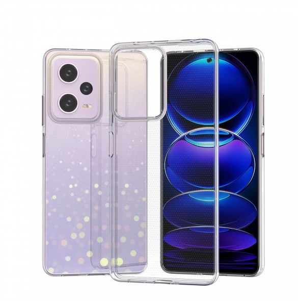 Ultra Clear 0,5 mm fodral Xiaomi Poco X5 Pro 5G / Redmi Note 12 Pro tunt skal Transparent