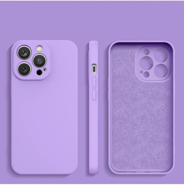 Silikonfodral till Samsung Galaxy A34 5G silikonfodral lila
