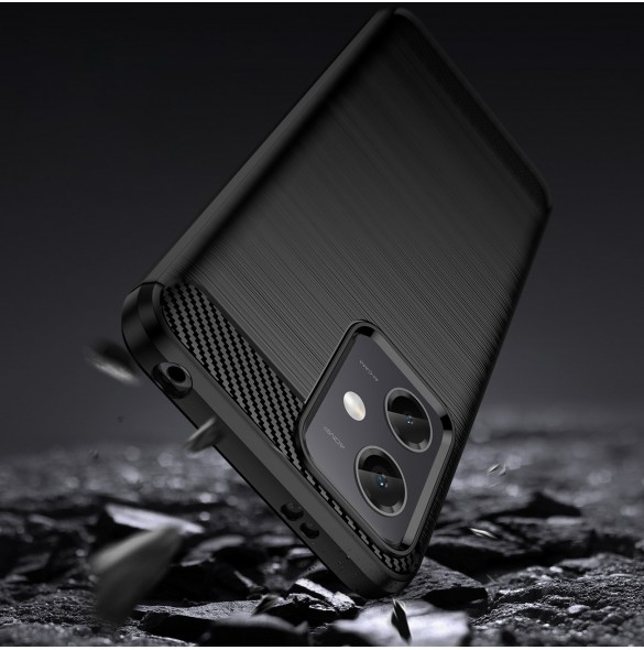 Kolfodral för Xiaomi Poco X5 5G / Redmi Note 12 5G flexibelt silikon kolfodral svart