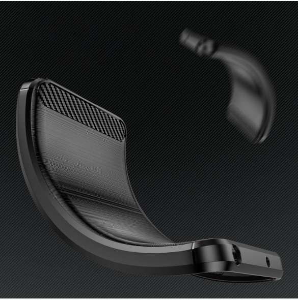Kolfodral för Xiaomi Poco X5 5G / Redmi Note 12 5G flexibelt silikon kolfodral svart