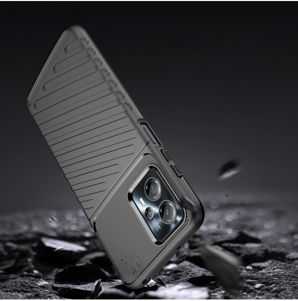 Thunder Case fodral för Motorola Moto G13 silikon pansarfodral svart