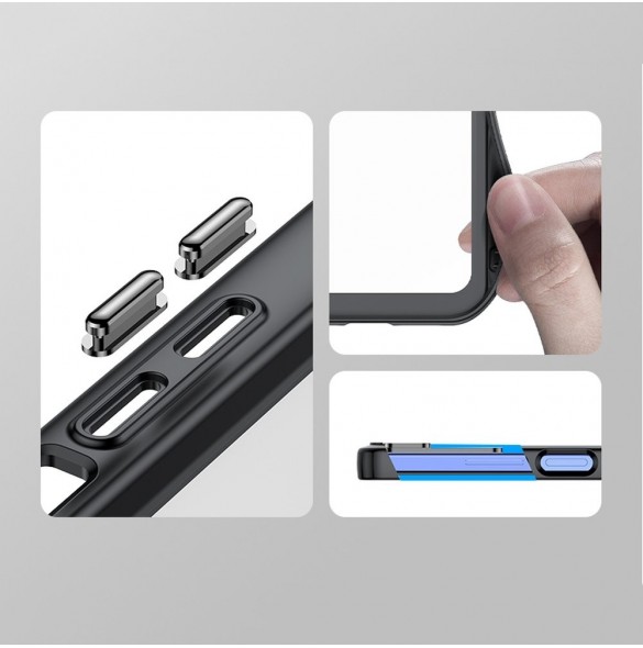 Outer Space Case Xiaomi Poco X5 Pro 5G / Redmi Note 12 Pro skal med flexibel ram svart