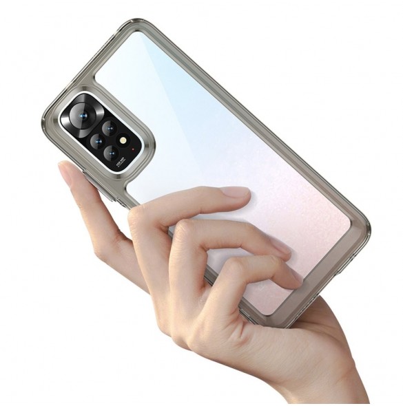 Outer Space Case Cover Xiaomi Poco X5 Pro 5G / Redmi Note 12 Pro Cover med flexibel ram Transparent