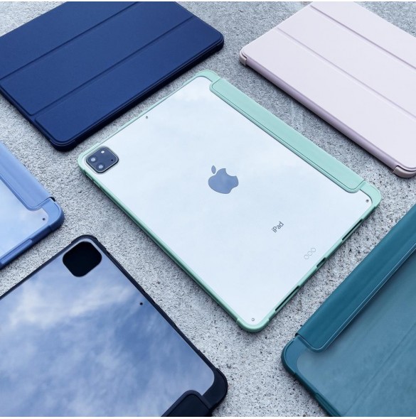 Bordsfodral för iPad 10,9'' 2022 (10 gen.) flip-fodral smart skal rosa