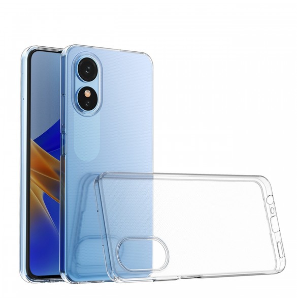 Ultra Clear 0,5 mm fodral för Oppo A17 tunt skydd transparent