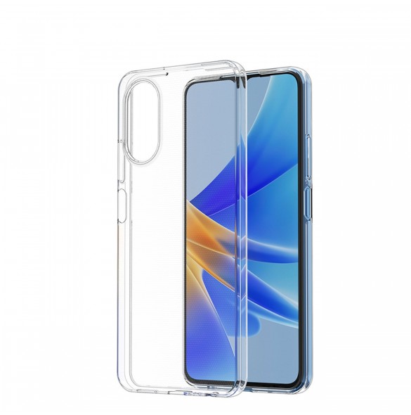 Ultra Clear 0,5 mm fodral för Oppo A17 tunt skydd transparent