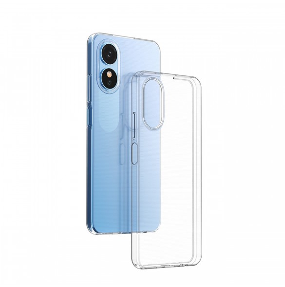 Ultra Clear 0,5 mm fodral för Oppo A17 tunt skydd transparent