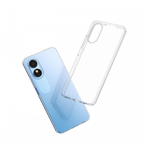 Ultra Clear 0,5 mm fodral för Oppo A17 tunt skydd transparent