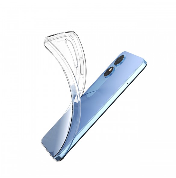 Ultra Clear 0,5 mm fodral för Oppo A17 tunt skydd transparent