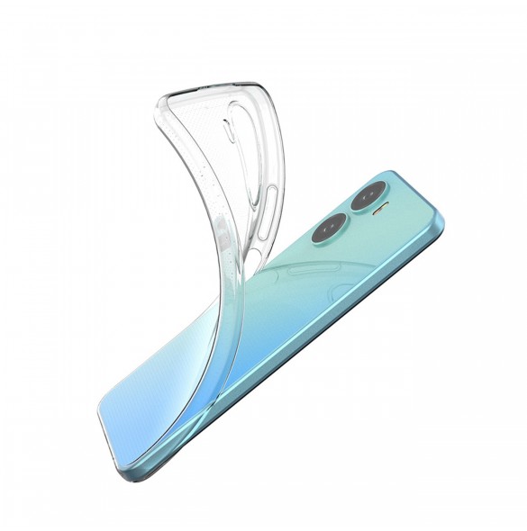 Ultra Clear 0,5 mm fodral för Vivo Y16 / Vivo Y02s tunna skydd transparent