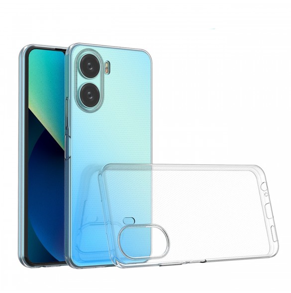 Ultra Clear 0,5 mm fodral för Vivo Y16 / Vivo Y02s tunna skydd transparent