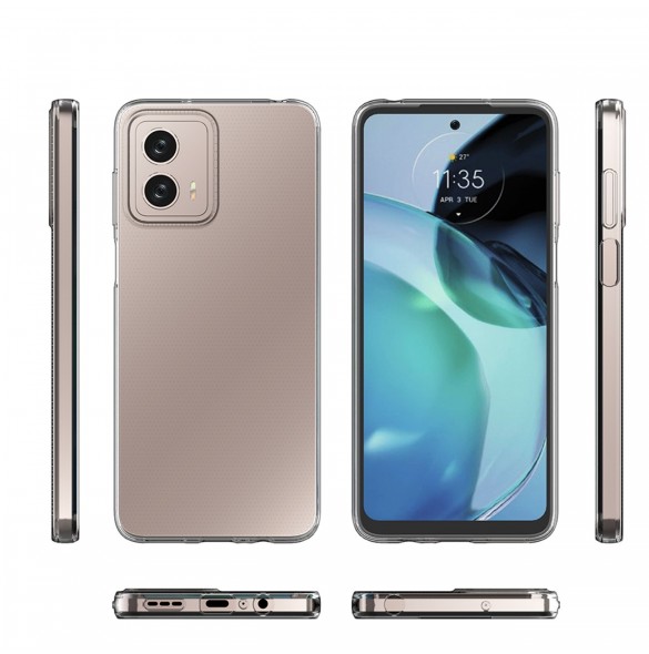 Ultra Clear 0,5 mm fodral för Motorola Moto G53 / G13 tunt skal transparent