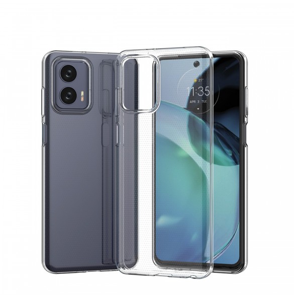 Ultra Clear 0,5 mm fodral för Motorola Moto G73 5G tunt skal transparent
