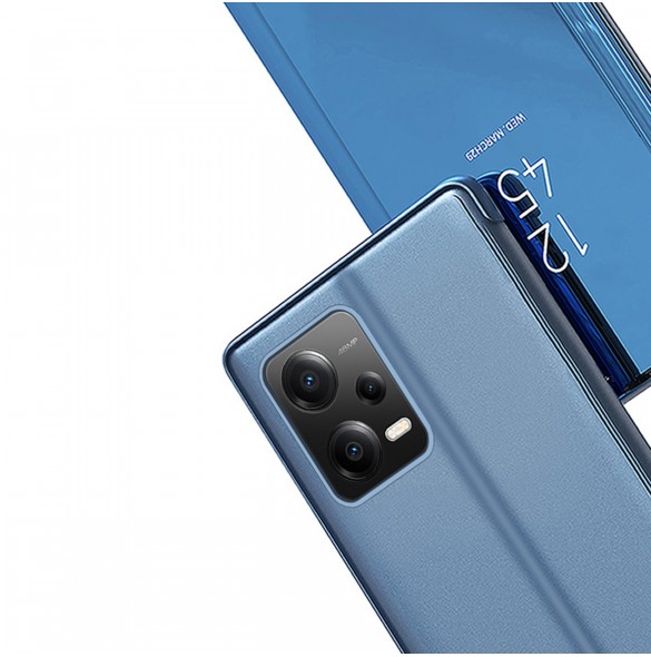 Clear View Case-fodral för Xiaomi Redmi Note 12 Pro+ med ett flip-fodral svart