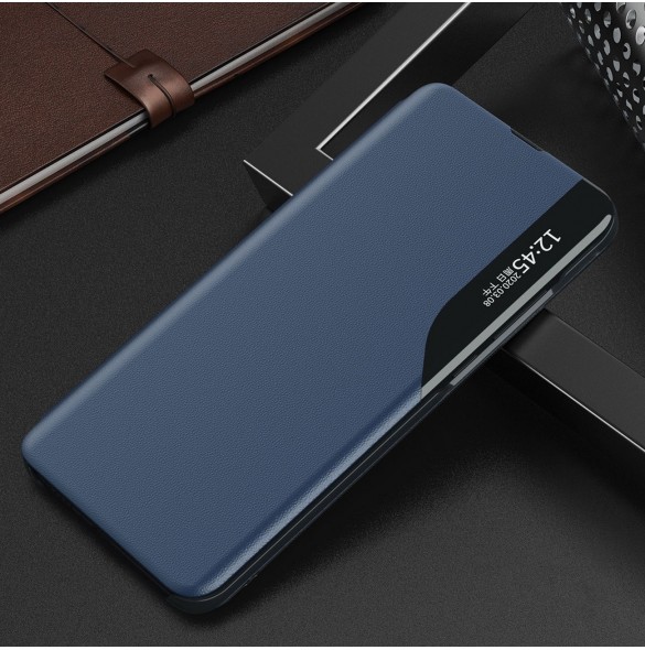 Eco Leather View Case-fodral för Xiaomi 13 Lite med ett flipstativ svart