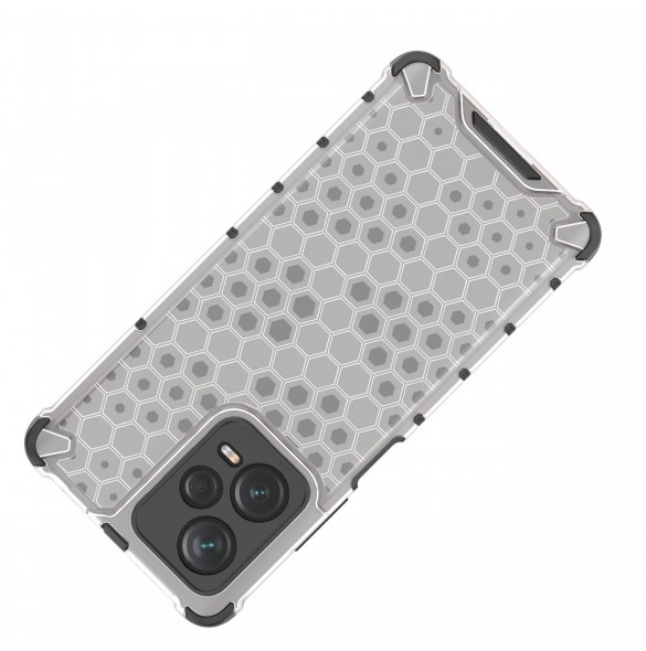 Honeycomb-fodral till Xiaomi Redmi Note 12 Pro+ bepansrat hybridfodral blå