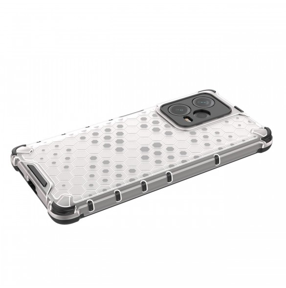 Honeycomb-fodral till Xiaomi Redmi Note 12 Pro+ bepansrat hybridfodral blå