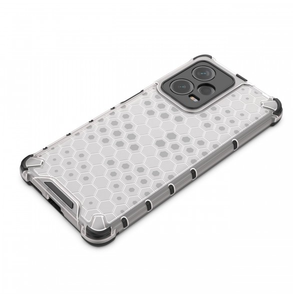 Honeycomb-fodral till Xiaomi Redmi Note 12 Pro+ pansarhybridfodral svart