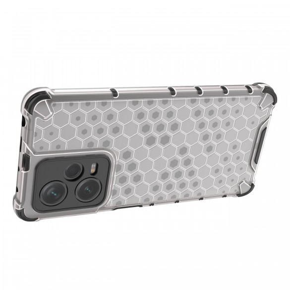 Honeycomb-fodral till Xiaomi Redmi Note 12 Pro+ pansarhybridfodral svart