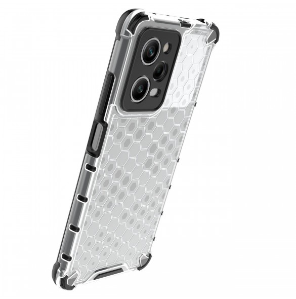 Honeycomb fodral för Xiaomi Redmi Note 12 Pro / Poco X5 Pro 5G pansarhybridfodral blå