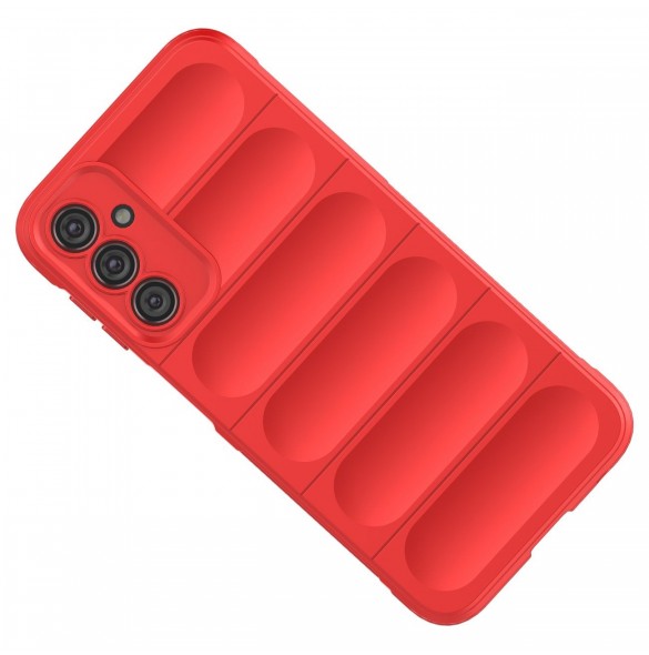 Magic Shield Fodral för Samsung Galaxy A24 4G flexibelt pansarskal ljusblått