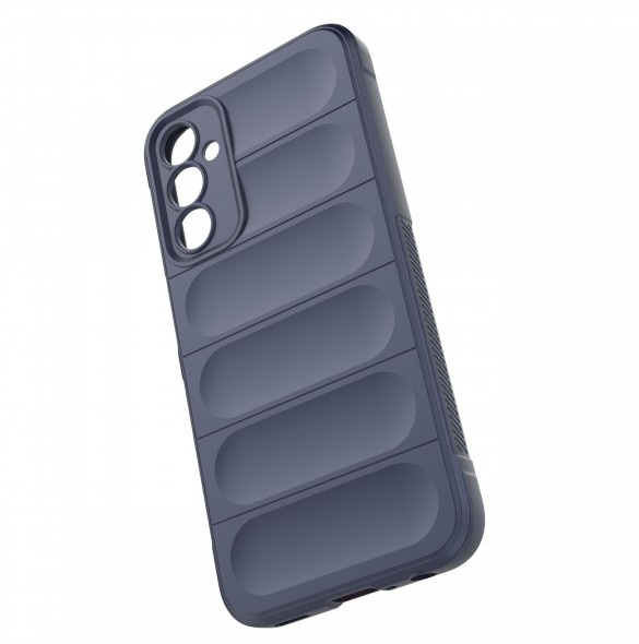 Magic Shield Fodral till Samsung Galaxy A24 4G flexibelt pansarskal blå