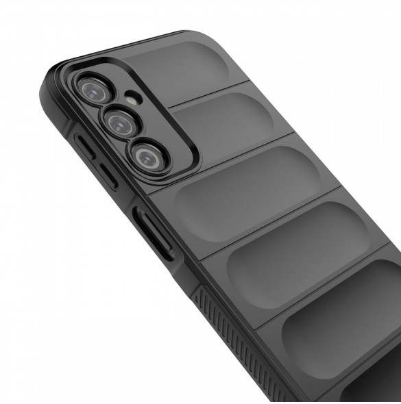 Magic Shield Fodral till Samsung Galaxy A24 4G flexibelt pansarskal blå