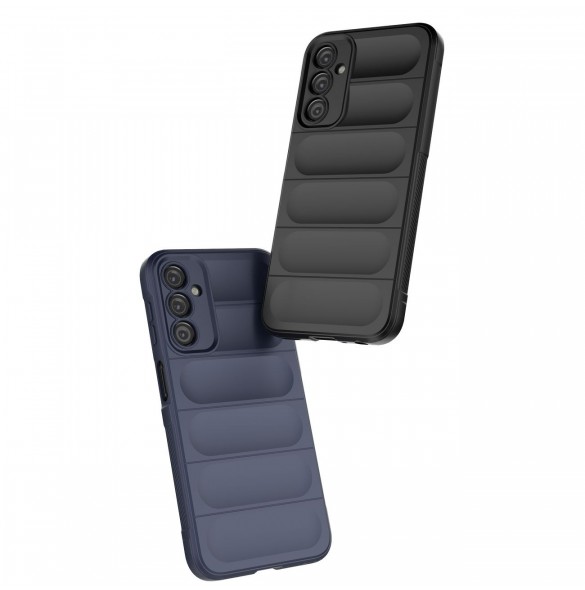Magic Shield Fodral till Samsung Galaxy A24 4G flexibelt pansarskal blå