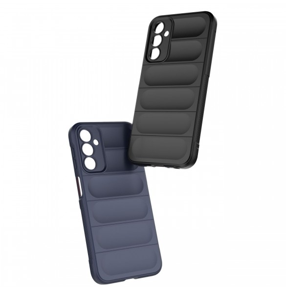 Magic Shield Fodral till Samsung Galaxy A24 4G flexibelt pansarskal blå