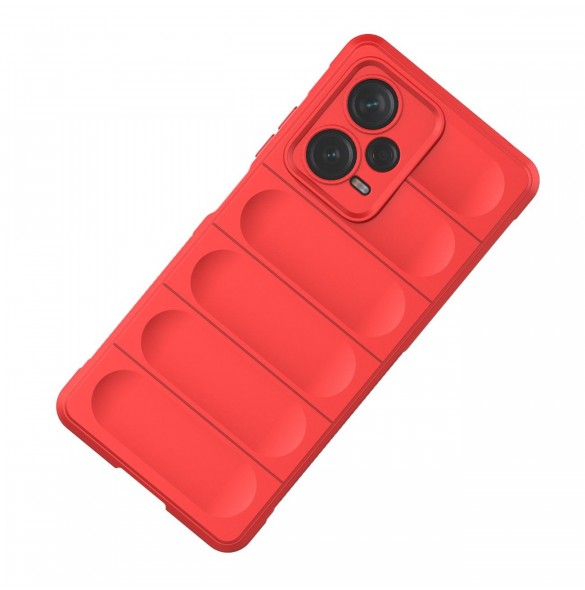 Magic Shield-fodral till Xiaomi Redmi Note 12 Pro+ flexibelt pansarskydd blå