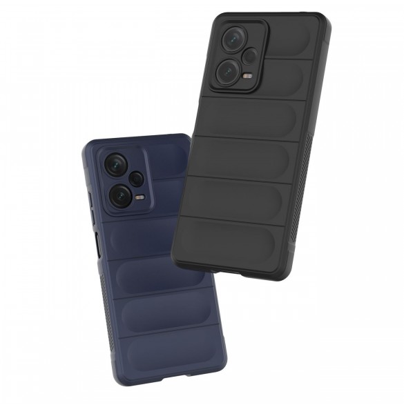 Magic Shield-fodral till Xiaomi Redmi Note 12 Pro+ flexibelt pansarskydd blå