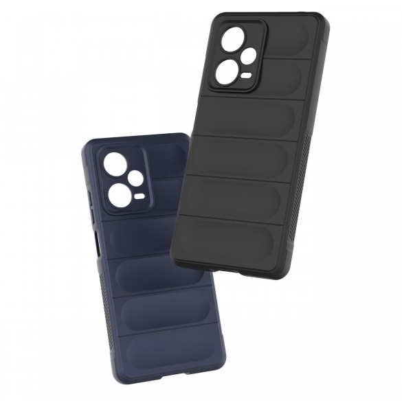 Magic Shield-fodral till Xiaomi Redmi Note 12 Pro+ flexibelt pansarskydd blå