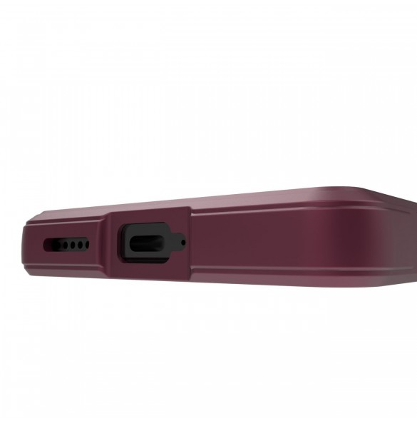 Magic Shield-fodral till Xiaomi Redmi Note 12 Pro+ flexibelt pansarfodral vinrött