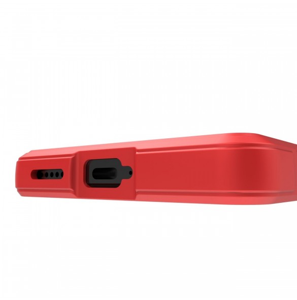 Magic Shield Fodral till Xiaomi Redmi Note 12 Pro+ flexibelt pansarskal rött