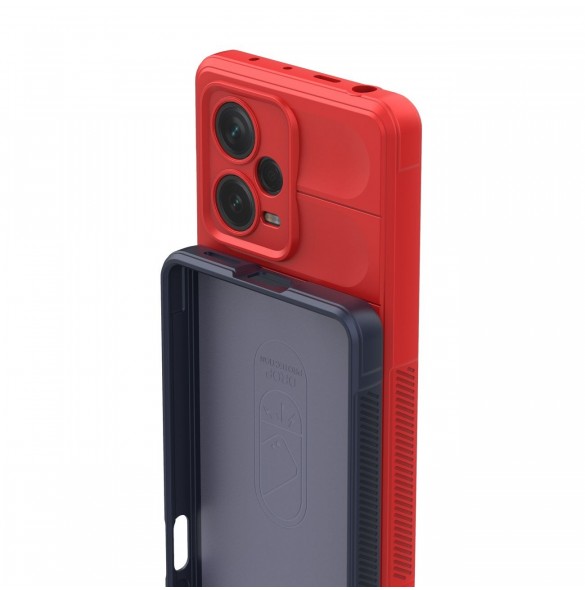 Magic Shield Fodral för Xiaomi Redmi Note 12 Pro+ flexibelt pansarskal svart