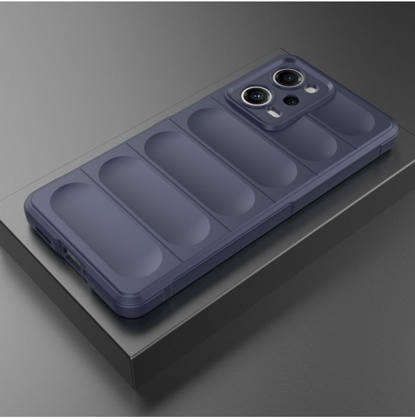 Magic Shield-fodral för Xiaomi Redmi Note 12 Pro / Poco X5 Pro 5G flexibelt pansarskydd blå