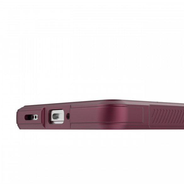 Magic Shield Case Cover för Xiaomi Redmi Note 12 Pro / Poco X5 Pro 5G Flexible Armor Cover Burgundy
