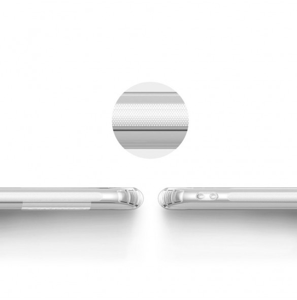 Genomskinligt och väldigt snyggt skydd för Huawei P30 Lite.