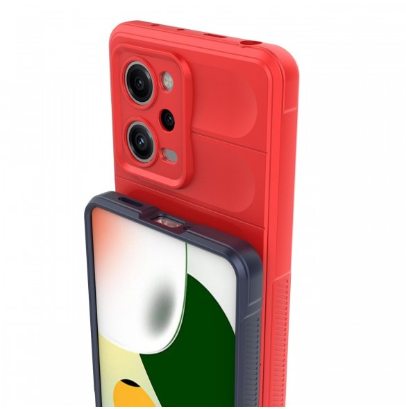 Magic Shield-fodral till Xiaomi Redmi Note 12 Pro / Poco X5 Pro 5G flexibelt pansarskal svart