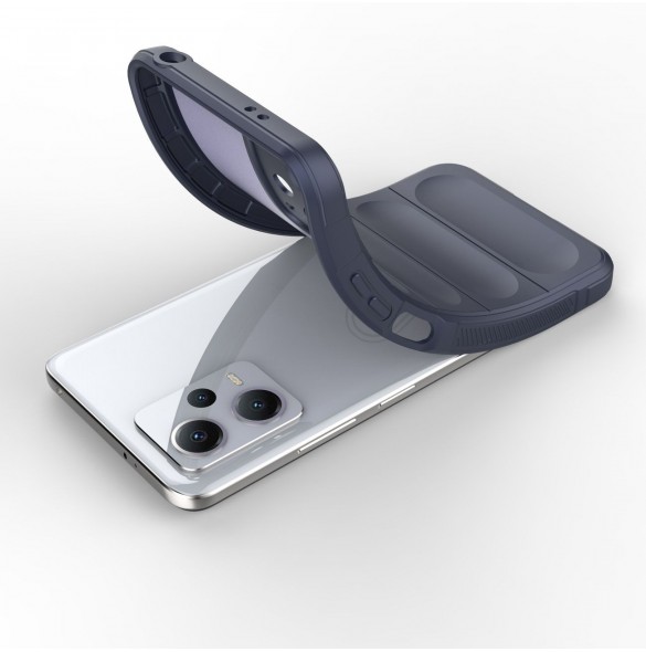 Magic Shield Fodral för Xiaomi Redmi Note 12 5G / Poco X5 5G Flexibelt Armor Fodral Blå