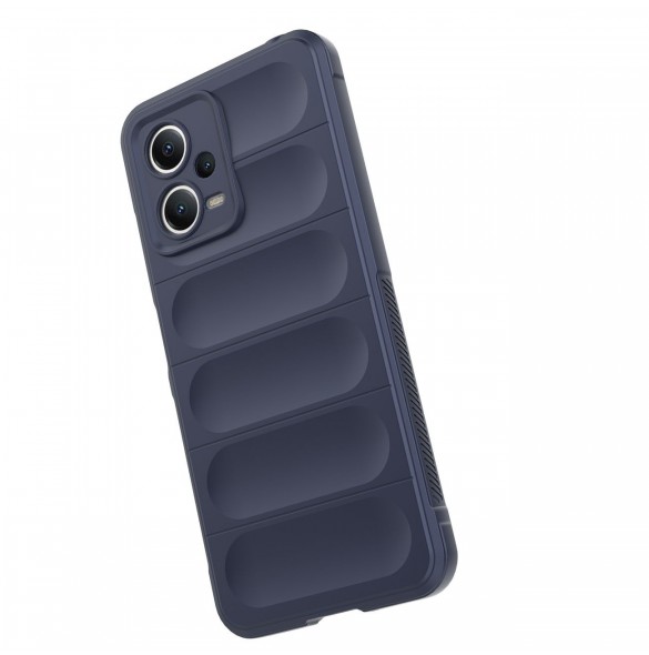 Magic Shield Fodral för Xiaomi Redmi Note 12 5G / Poco X5 5G Flexibelt Armor Fodral Blå