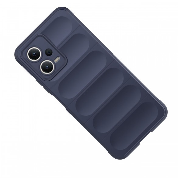 Magic Shield Fodral för Xiaomi Redmi Note 12 5G / Poco X5 5G Flexibelt Armor Fodral Blå