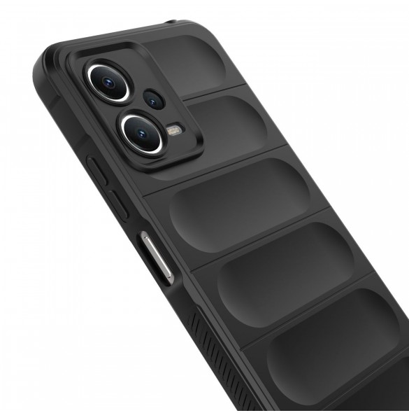 Magic Shield Fodral för Xiaomi Redmi Note 12 5G / Poco X5 5G Flexibelt Armor Cover Röd