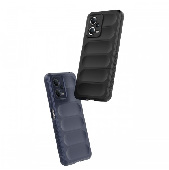 Magic Shield Fodral för Xiaomi Redmi Note 12 5G / Poco X5 5G Flexibelt Armor Cover Svart