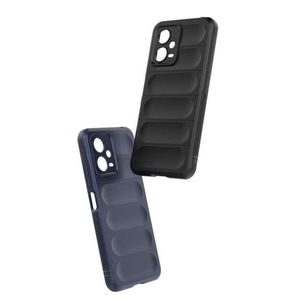 Magic Shield Fodral för Xiaomi Redmi Note 12 5G / Poco X5 5G Flexibelt Armor Cover Svart