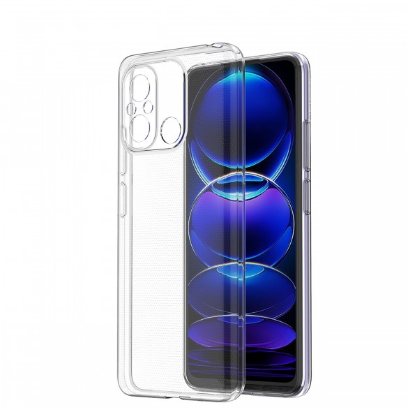 Ultra Clear 0,5 mm fodral för Xiaomi Redmi 11A / Poco C55 / Redmi 12C tunt skydd Transparent