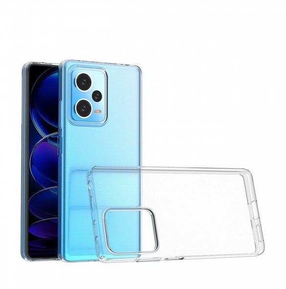 Ultra Clear 0,5 mm fodral för Xiaomi Redmi Note 12 Pro+ tunt fodral genomskinligt