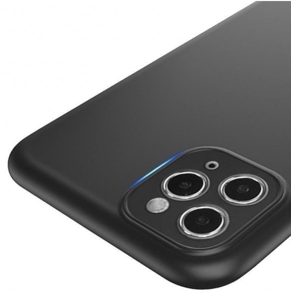 Mjukt fodral för Motorola Moto E13 tunt silikonskydd svart